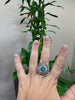 Flower Turquoise Stretch Ring ￼