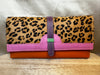 Genuine Leather Colorful Candy Leather Purse Wallet Clutch Stylish Leather Phone Card Holder Women
