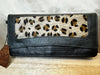 New Design Handmade Real Leather Wallet Animal Fur Clutch Women
