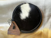 Load image into Gallery viewer, Real Handmade Cowhide Leather Fur Round Casual Stylish Wallets Round Shape Small Coin Purse For Women