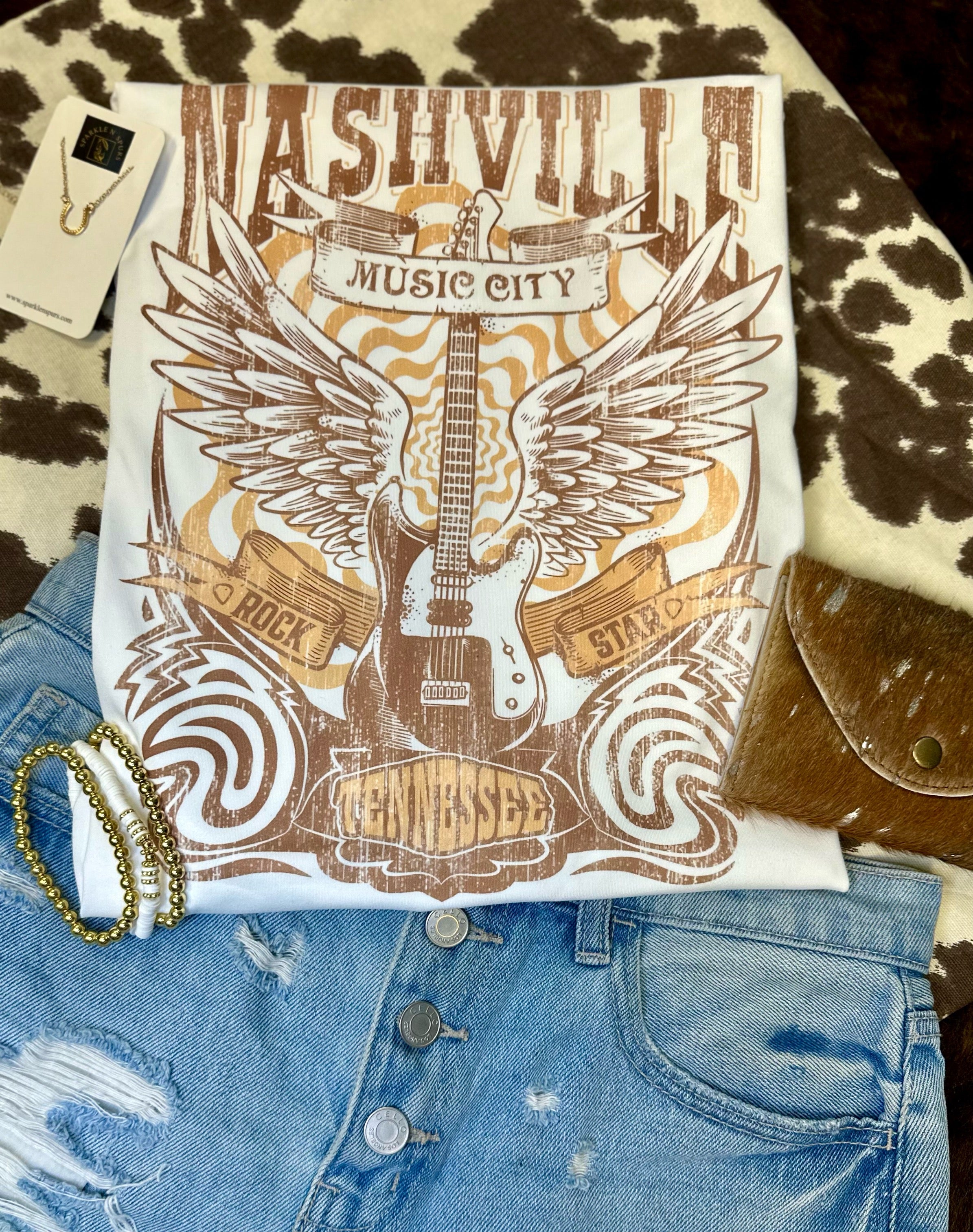 Nashville Retro Country Music T-Shirt