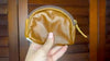 Load and play video in Gallery viewer, Real Handmade Cowhide Leather Fur Round Casual Stylish Wallets Oval Shape Small Coin Purse For Women