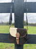 Load image into Gallery viewer, Cowhide Animal Fur Leather Handbag Casual Fur Sling Handbag
