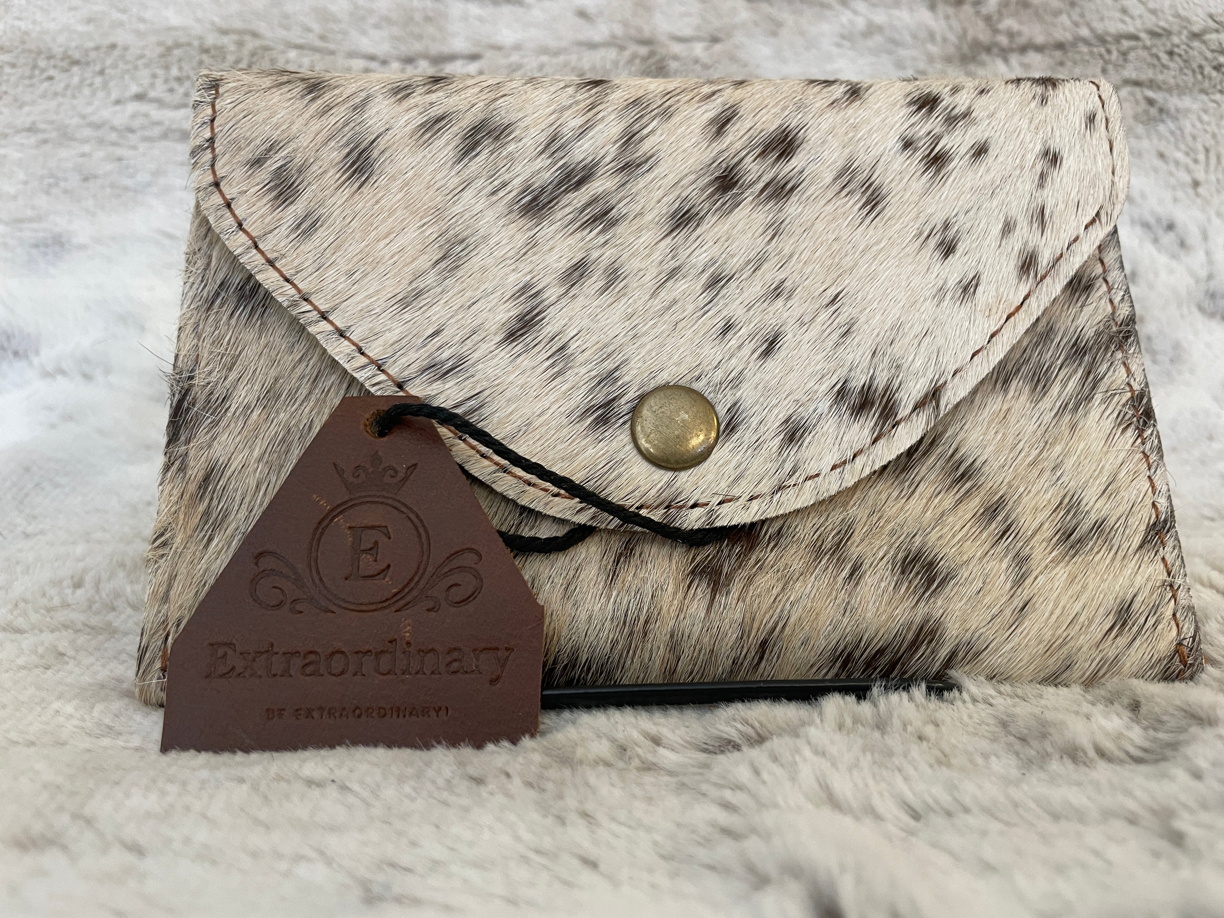 Fur Leather Small Coin Purse Women Wallet