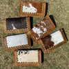 Load image into Gallery viewer, Real Fur Leather Clutch Cowhide Fur Leather Wallet Women Purse